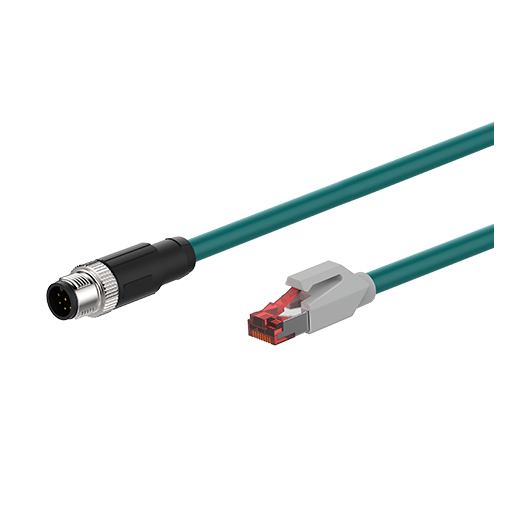 M12 Connector Communication Cable M12 连接器通信电缆