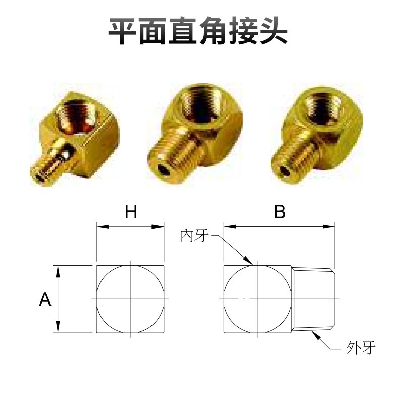 平面直角接头