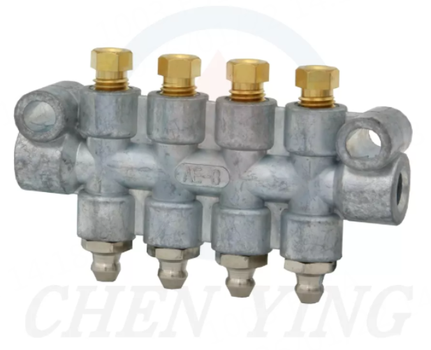 贞丰AE型黄油分配器-上下单孔